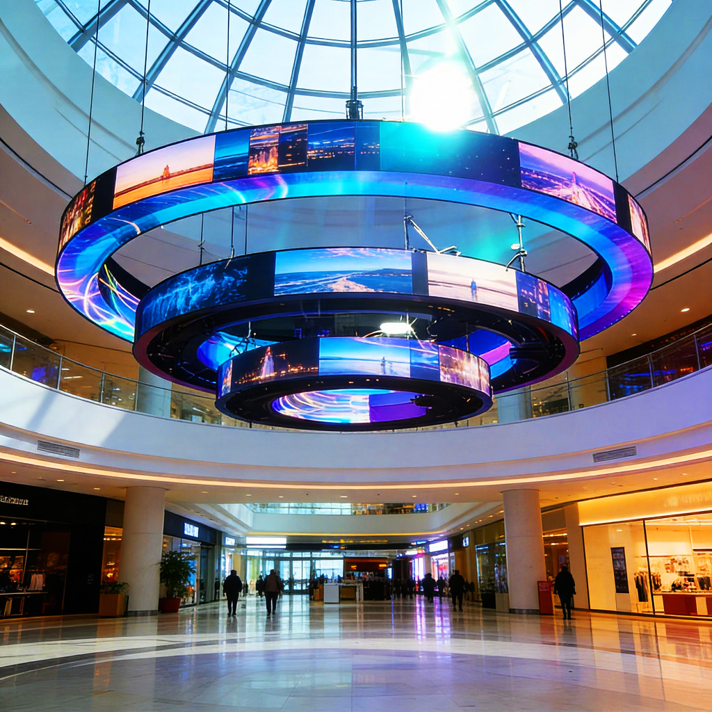 Indoor Flexible Cylindrical Le