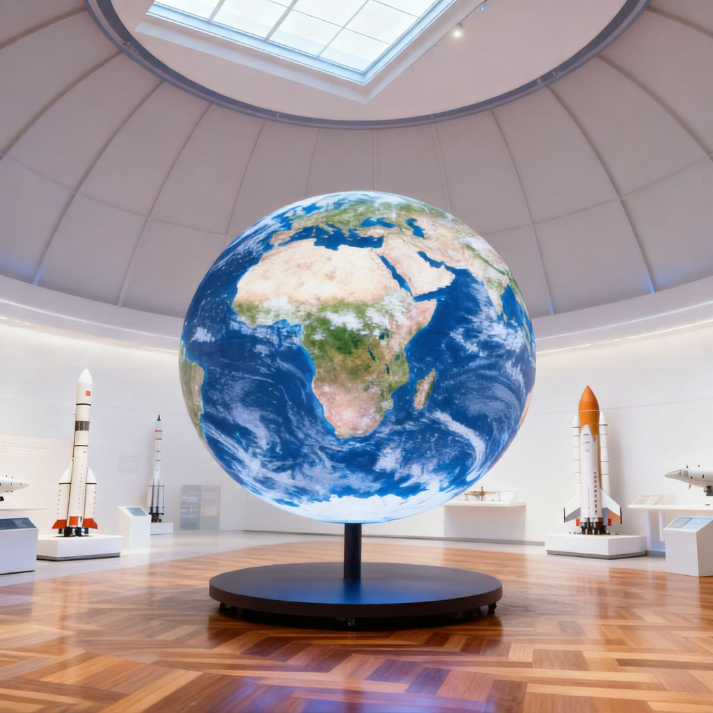 360 Degree Spherical LED Video