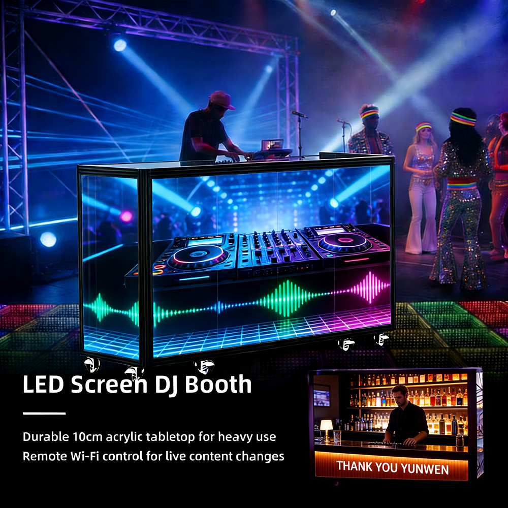 Hot Sale 6-foldable Led Dj Boo